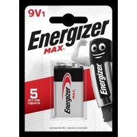 Элемент питания алкалиновый крона MAX 6LR61 BL1 (1/12/4320) (блистер 1 шт) Energizer E301531801