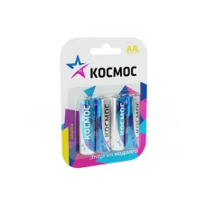 Элемент питания алкалиновый LR LR6 BP-4 (блистер 4 шт) Космос KOCLR64BL_classic