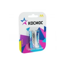Элемент питания алкалиновый LR LR6 BP-2 (блистер 2 шт) Космос KOCLR62BL