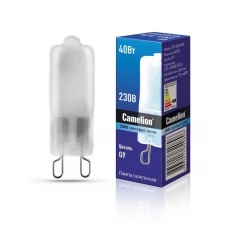 Лампа галогенная 40Вт капсула G9 2850К 240В мат. Camelion 5556