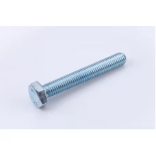 Болт М10х60 с шестигранной головкой цинк. DIN 933 (упаковка 20 шт) класс прочности 5.8. пакет СТРОЙМЕТИЗ UTORM3012098