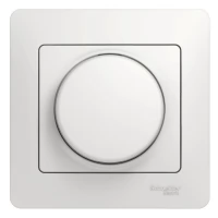 Светорегулятор (диммер) СП Glossa 300Вт поворотный белый SchE GSL000134