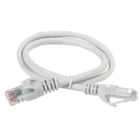 Патч-корд кат.5е UTP LSZH 1,5м сер. ITK PC01-C5EUL-1M5