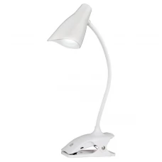 Светильник настольный Uniel TLD-560 White/LED/280Lm/5000K/3Вт прищепка белый UL-00004143