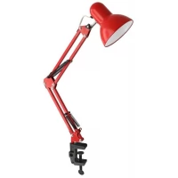 Настольный светильник Ultraflash UF-312P С04 230В 60Вт красный 12896