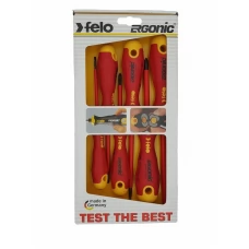 Набор диэлектрических отверток Ergonic (упаковка 6 шт) Felo 41396198