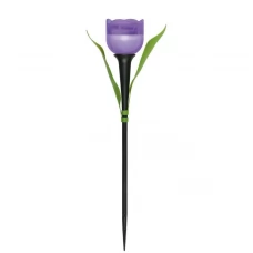 Светильник садовый USL-C-453/PT305 Лиловый тюльпан PURPLE TULIP IP44 солнечная батарея Uniel UL-00004278