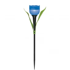 Светильник садовый USL-C-454/PT305 Синий тюльпан BLUE TULIP IP44 солнечная батарея Uniel UL-00004279