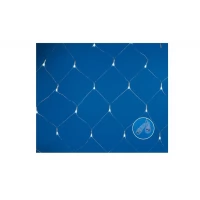 Сетка LED со статическим свечением ULD-N1515-96/STK WHITE IP44 1,5х1,5м соедин. 96 диодов белый свет провод прозр. Uniel UL-00007220