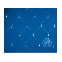 Сетка LED с эффектом мерцания ULD-N1515-96/TTK WHITE IP44 1,5х1,5м соедин. 96 диодов белый свет провод прозр. Uniel UL-00007219