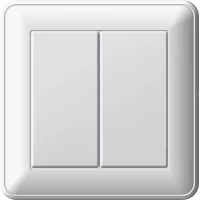 Выключатель 2-клавишный Schneider Electric W59 слоновая кость SchE VS516-252-28