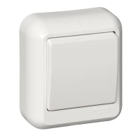 Выключатель 1-клавишный Schneider Electric Прима белый SchE A16-051I-BI