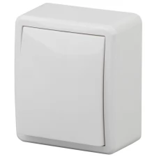 Переключатель 1 клавишный Эра Эксперт 10А IP20 белый Эра Б0020660