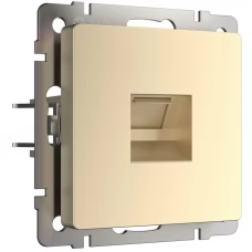 Телефонная розетка  RJ-11 (шампань) WL11-RJ-11
